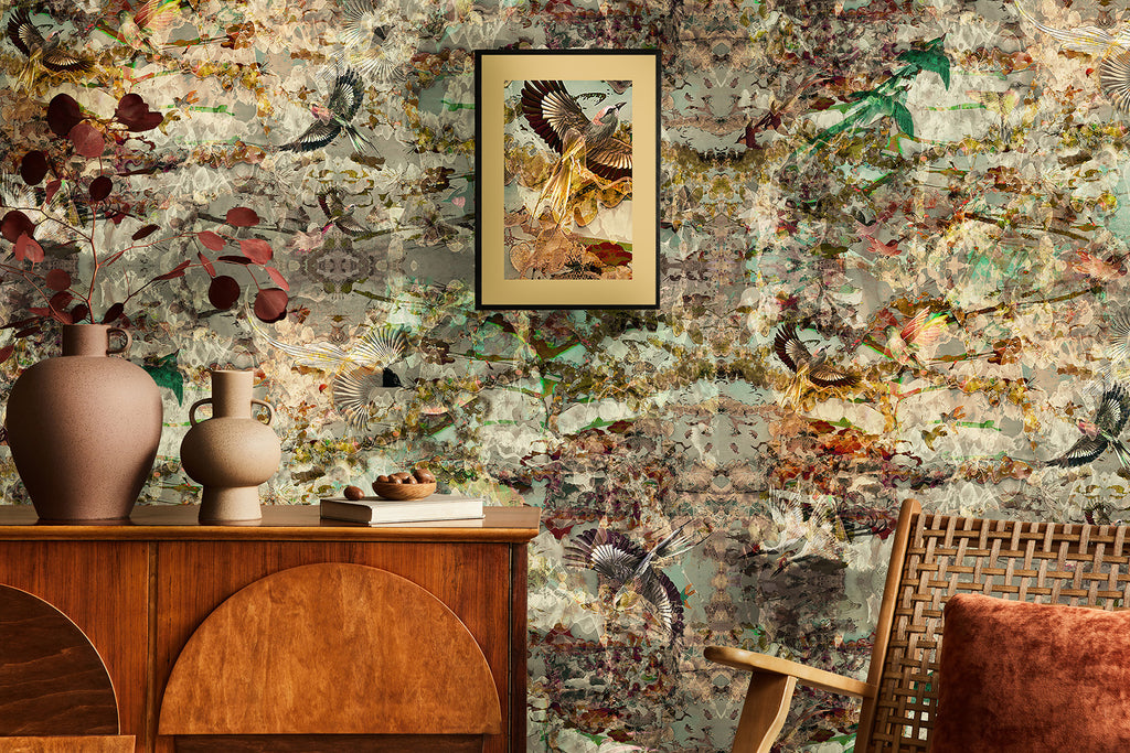 Designer Wallpaper shop Derbyshire, Luxury Wallpaper for sale Derbyshire, Wallpaper Shop Derbyshire, Patterned wallpaper for walls UK, Brown wallpaper for walls UK, Luxury Wallpaper for walls UK, Blackpop Design UK