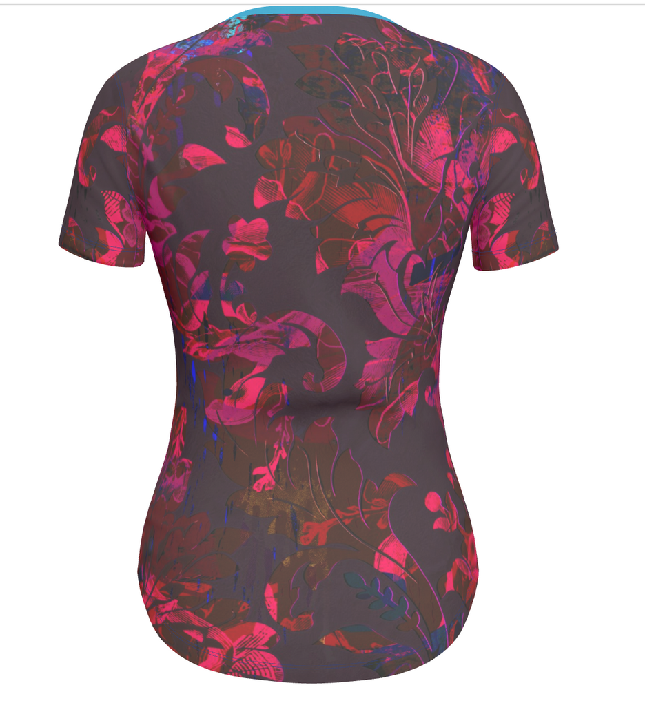 patterned t-shirt for sale UK, designer t-shirt for sale UK, luxury t-shirts for sale UK, cotton t-shirt for sale UK, pink t-shirt, Blackpop UK