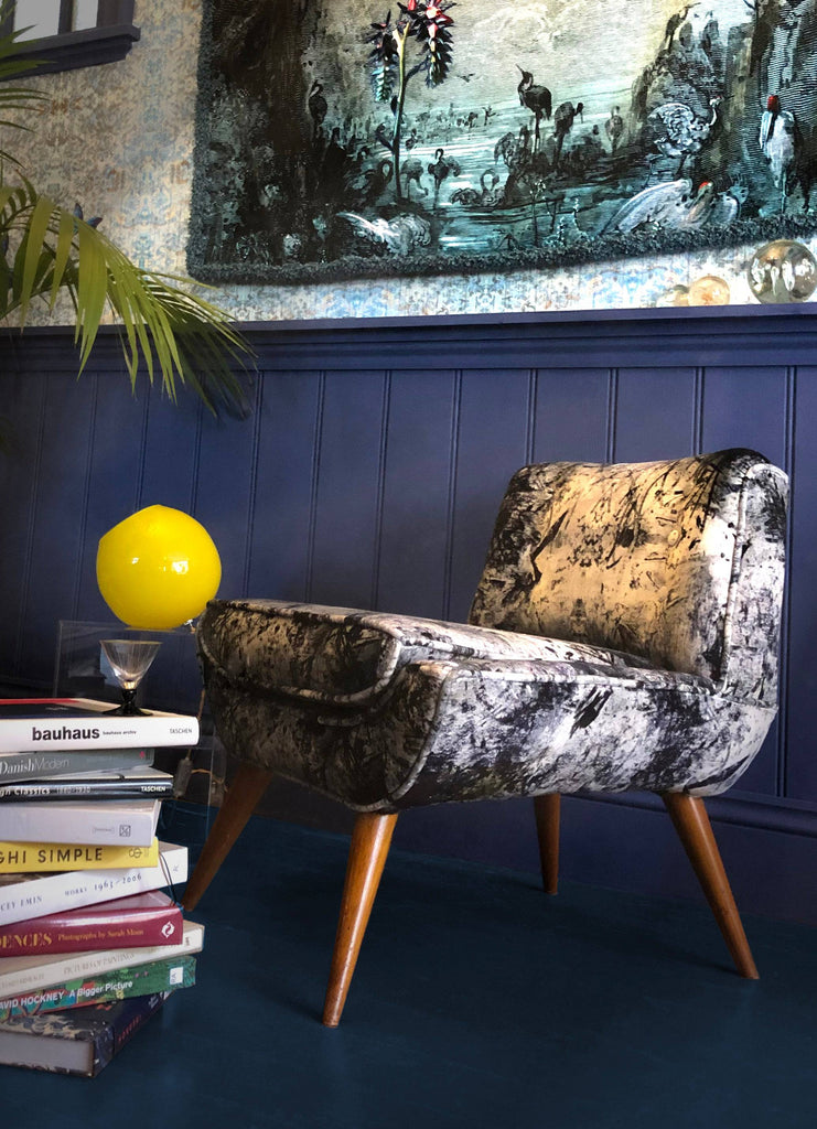 Vanguard Fabric - Blackpop | Designer Wallpaper, Luxury Fabric & Bespoke Furniture