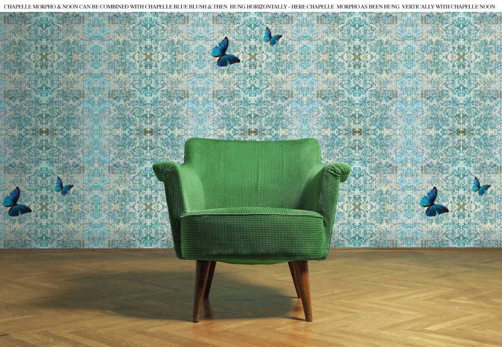 top british wallpapers,luxury butterfly wallpaper,new wallpaper print,eye catching blue wallpaper,creative wallpapers,unique blue wallpapers for walls, traditional damask wallpapers, blue butterfly wallpaper, turquoise and blue walls uk, butterfly wallpaper, 